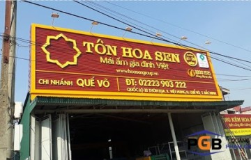 Bảng Hiệu Gỗ & Tôn Sóng Quán Cafe Sinh Thái Ven Đầm tại Cam Lâm