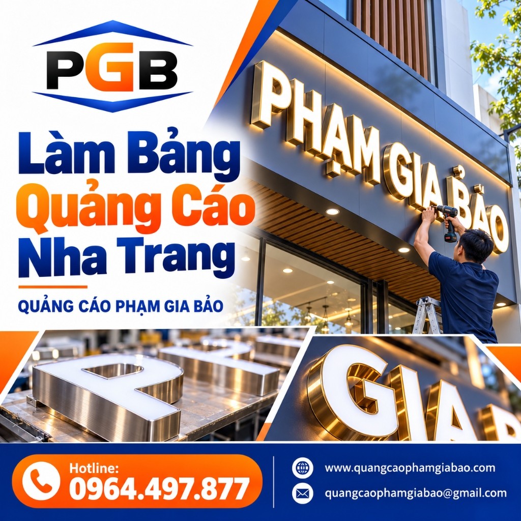 Làm Bảng Quảng Cáo Nha Trang Hiệu Quả - Giá Rẻ - Chất Lượng Cho Doanh Nghiệp